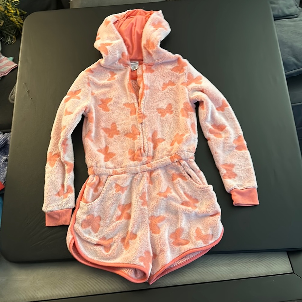Art class girls size 10 12 pajamas with hood